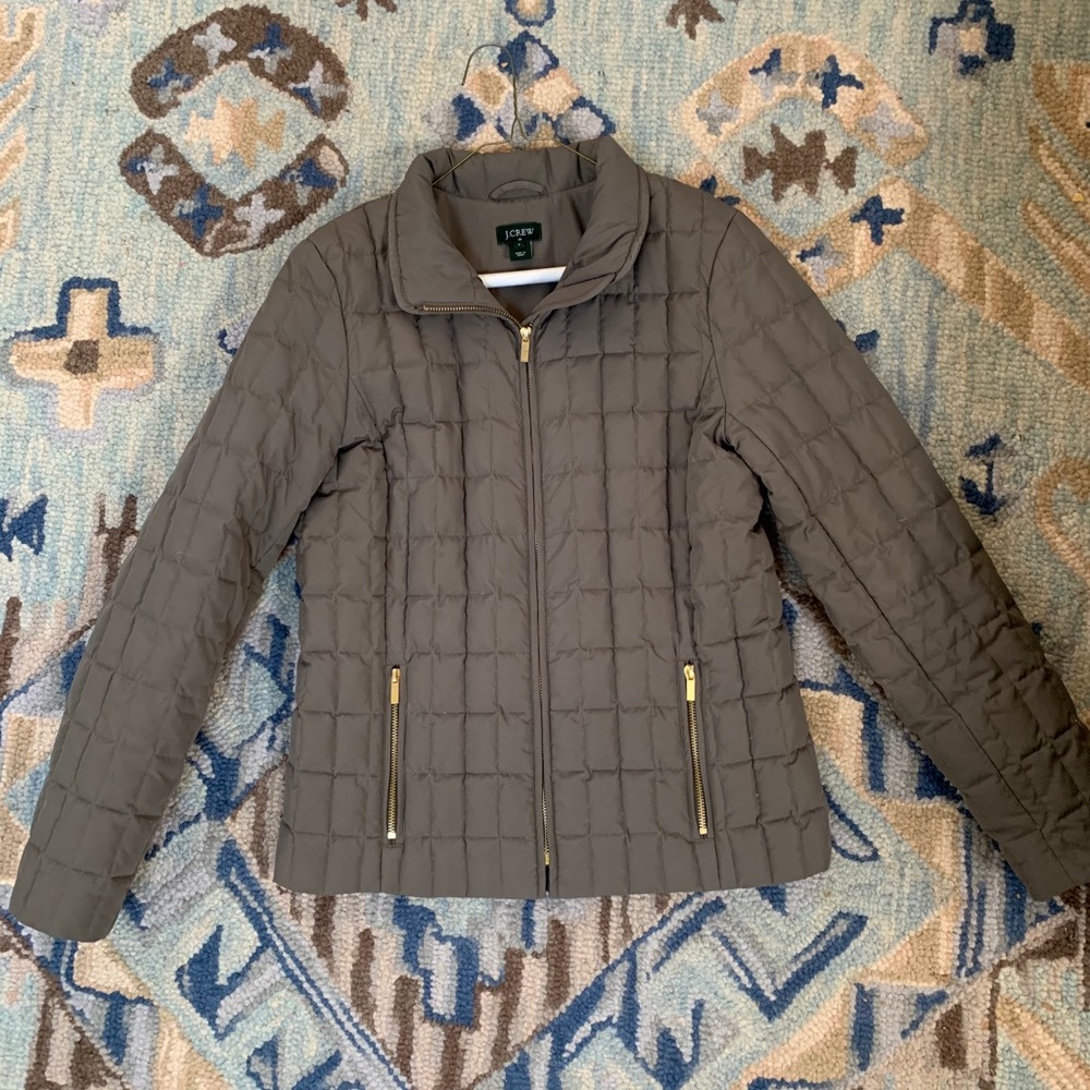 JCrew Quilted Coat